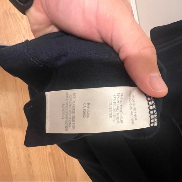 Men’s Theory XL polo, navy blue - Picture 2 of 4